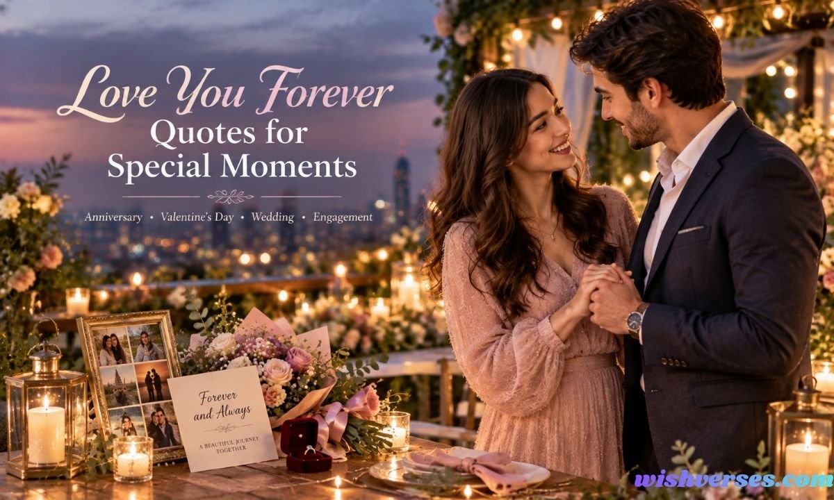 Love You Forever Quotes for Special Moments