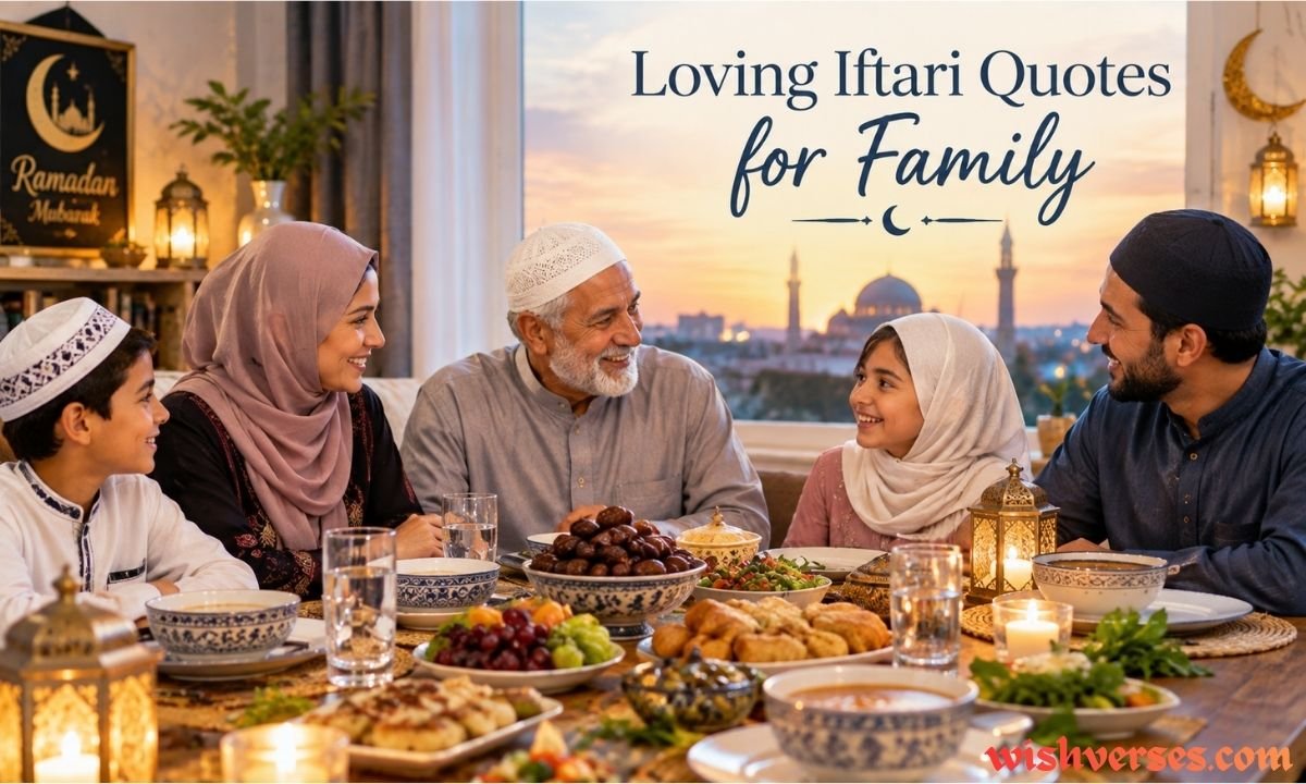 Loving Iftari Quotes for Family