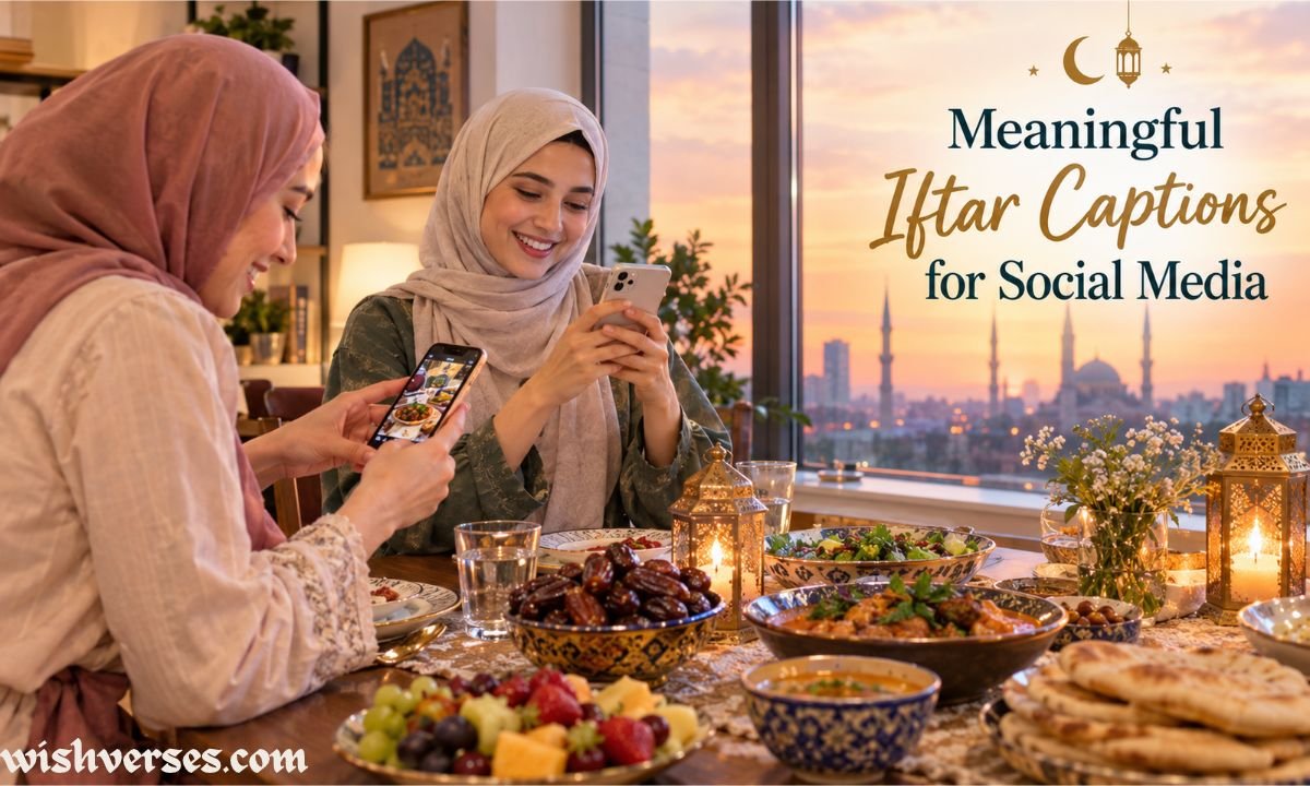 Meaningful Iftar Captions for Social Media
