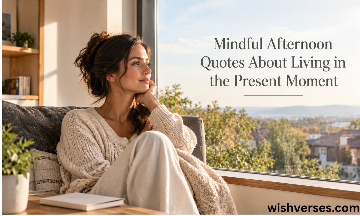 Mindful Afternoon Quotes About Living in the Present Moment