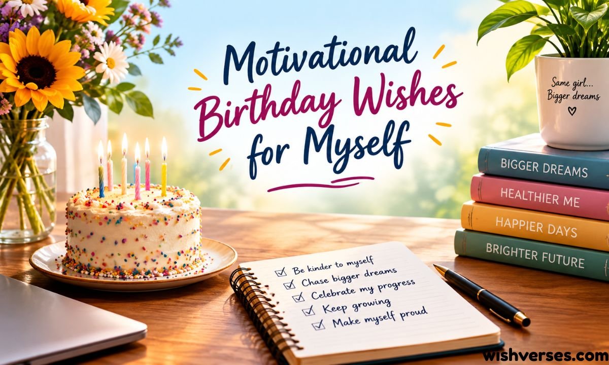 Motivational Birthday Wishes for Myself