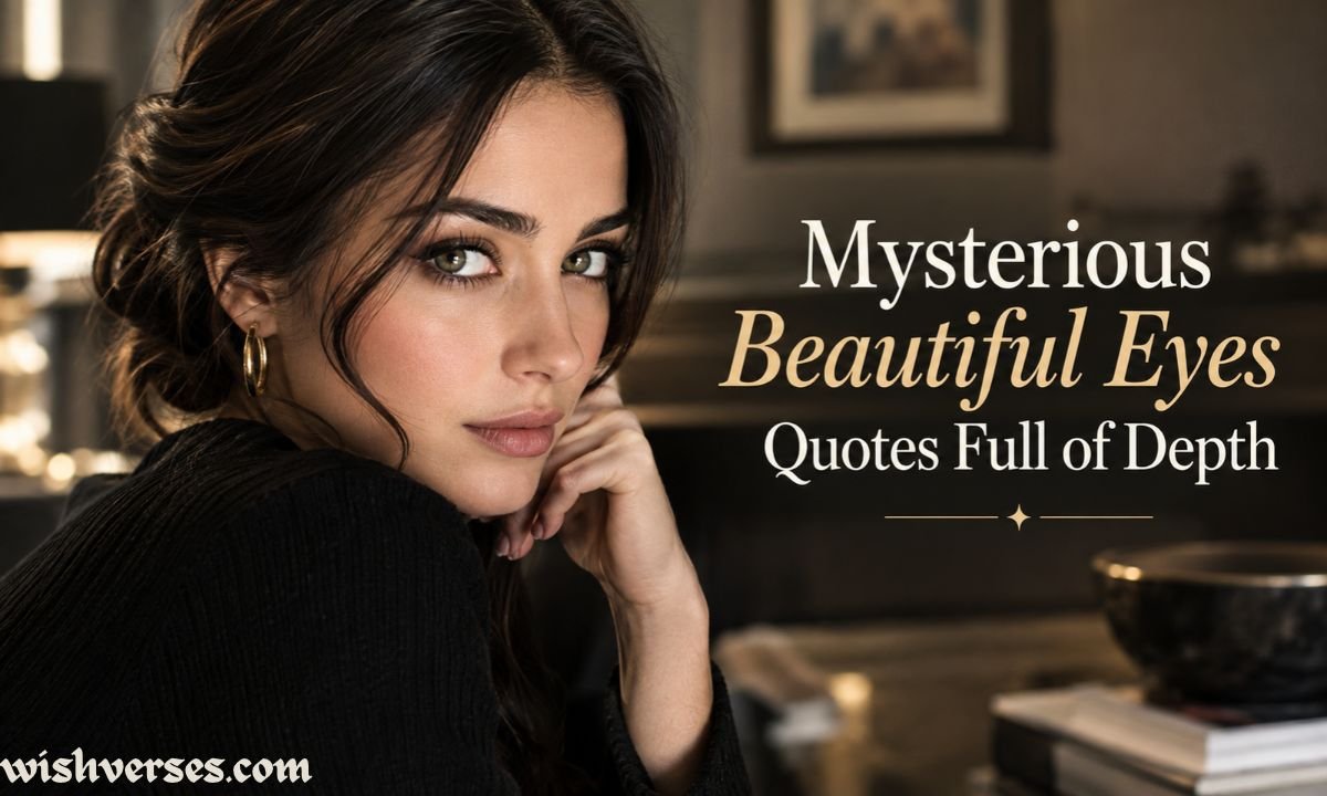 Mysterious Beautiful Eyes Quotes Full of Depth