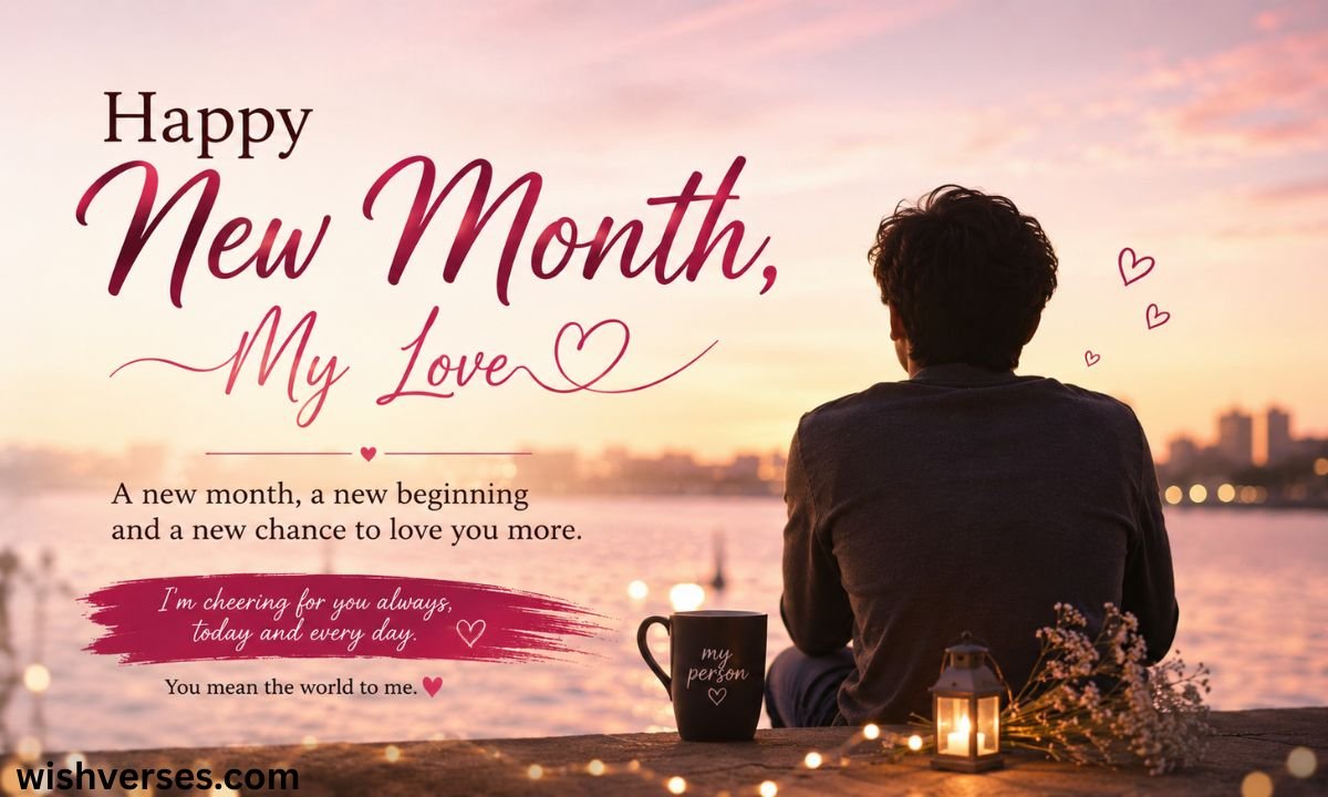 New Month Wishes To My Lovely Husband