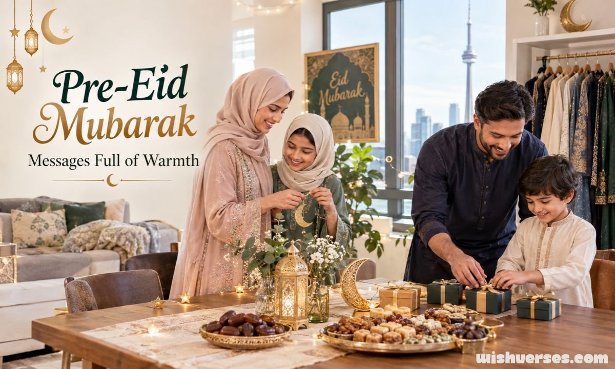 Pre-Eid Mubarak Messages Full of Warmth