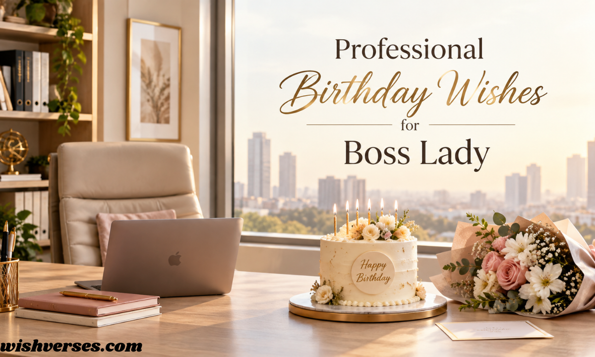 Professional Birthday Wishes for Boss Lady