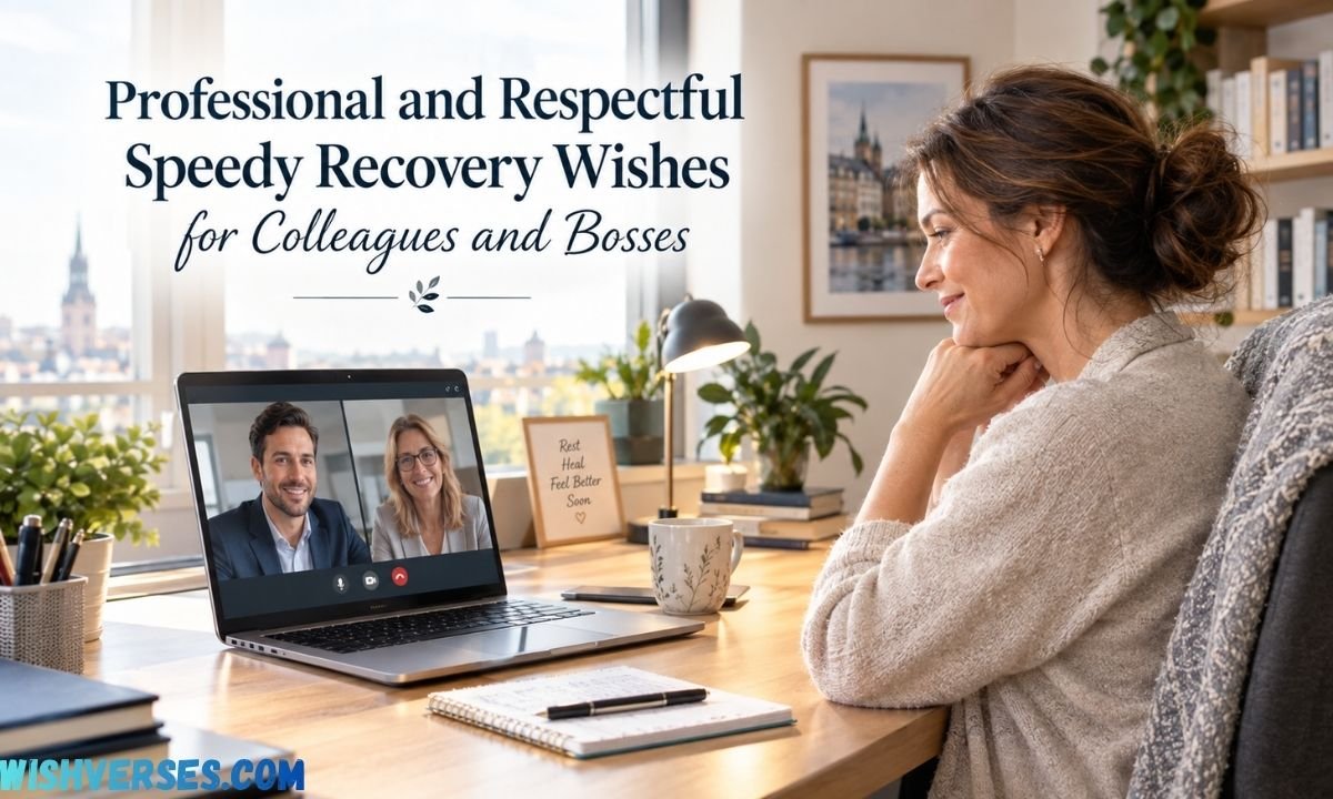 Professional and Respectful Speedy Recovery Wishes for Colleagues and Bosses