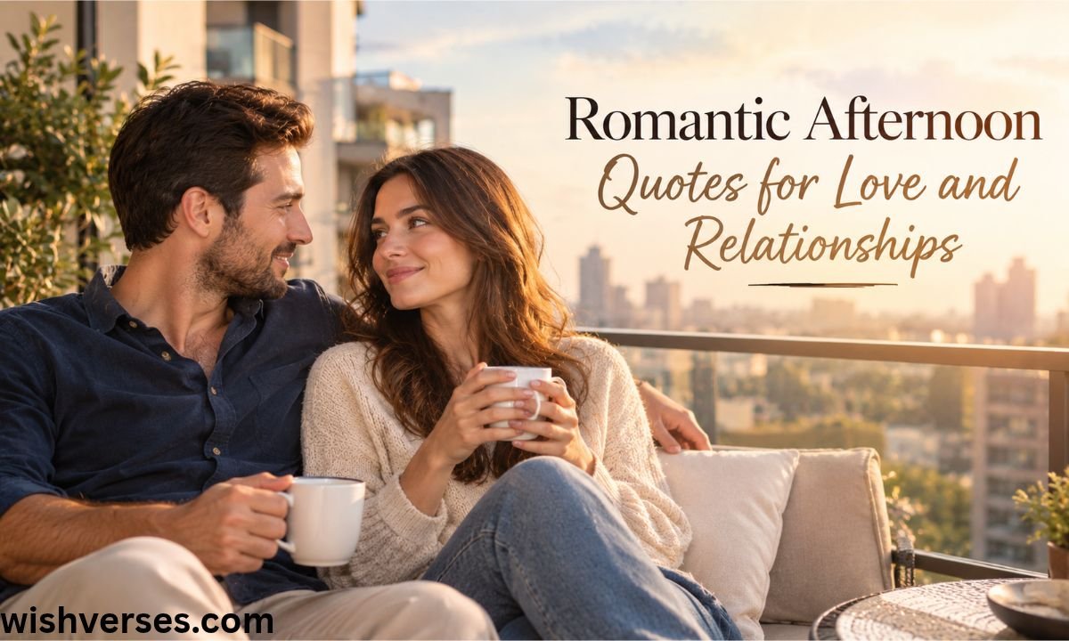 Romantic Afternoon Quotes for Love and Relationships