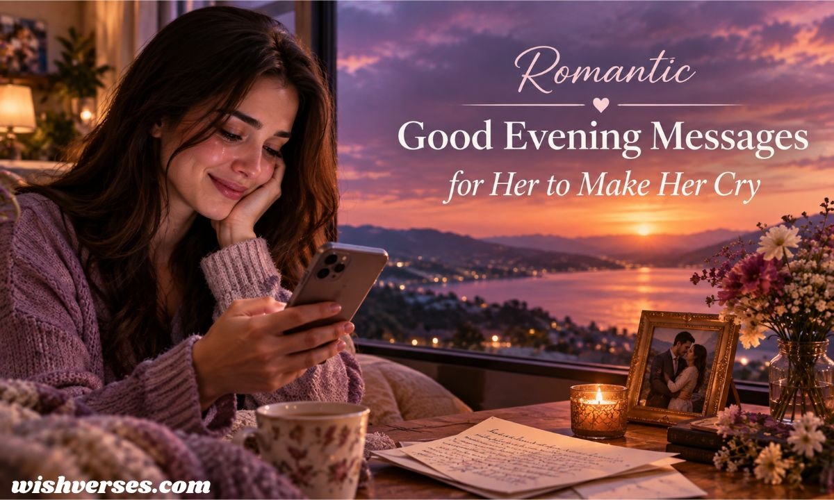 Romantic Good Evening Messages for Her to Make Her Cry