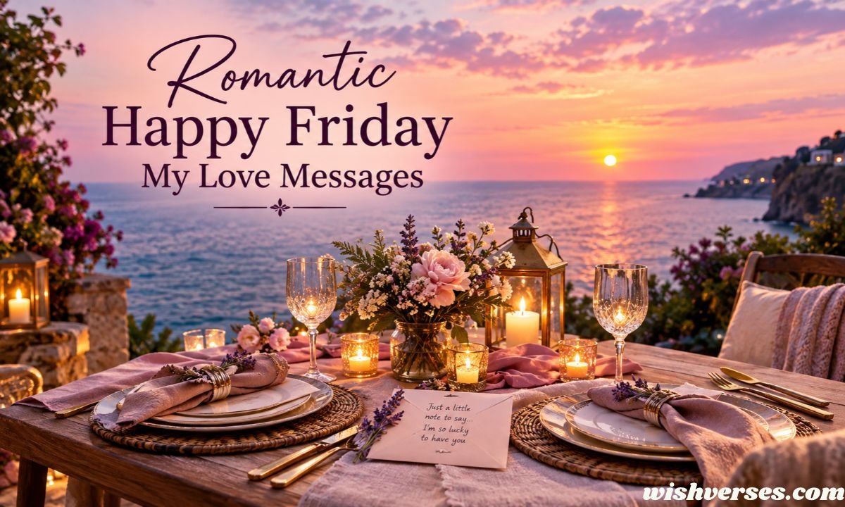 Romantic Happy Friday My Love Messages.