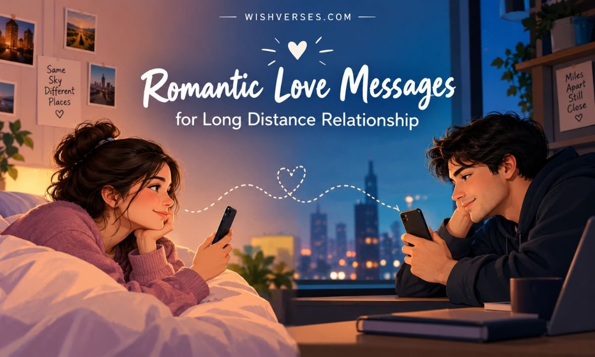 Romantic Love Messages for Long Distance Relationship