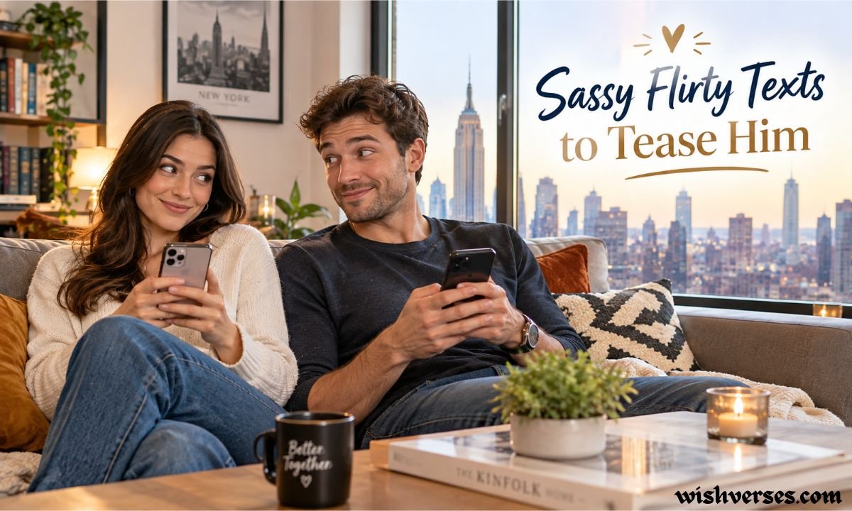 Sassy Flirty Texts to Tease Him