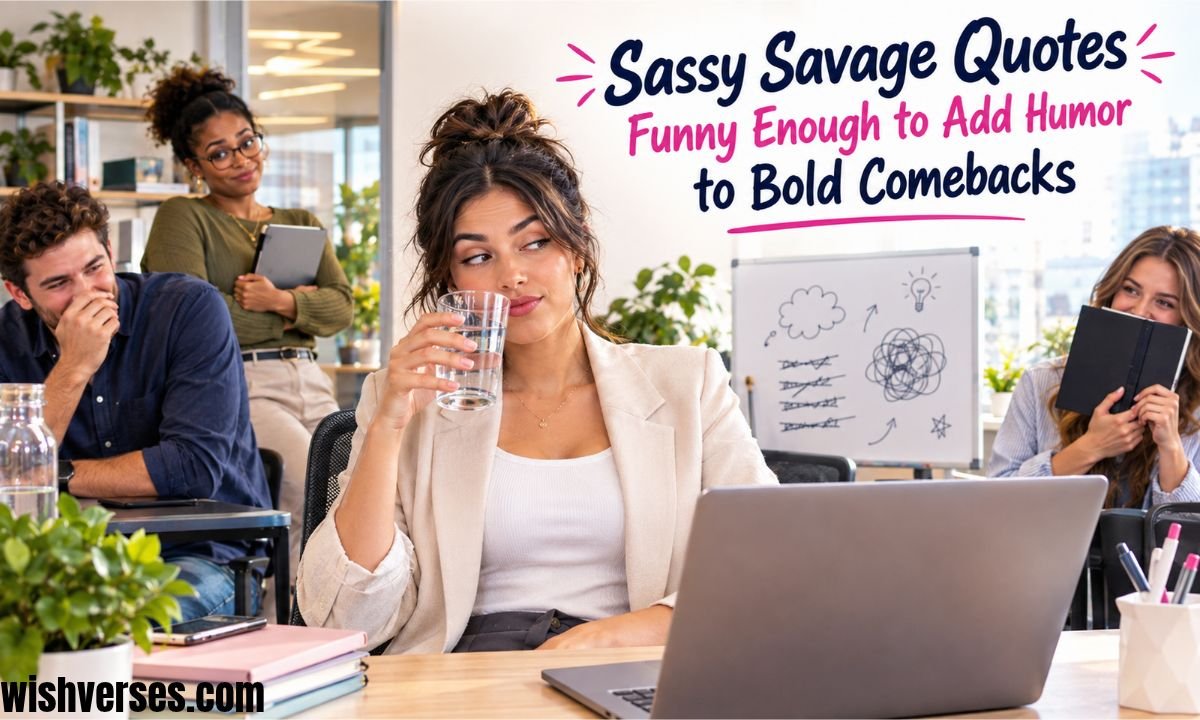 Sassy Savage Quotes Funny Enough to Add Humor to Bold Comebacks