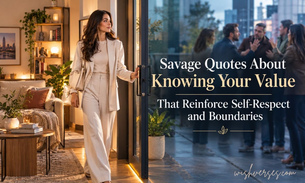Savage Quotes About Knowing Your Value That Reinforce Self-Respect and Boundaries
