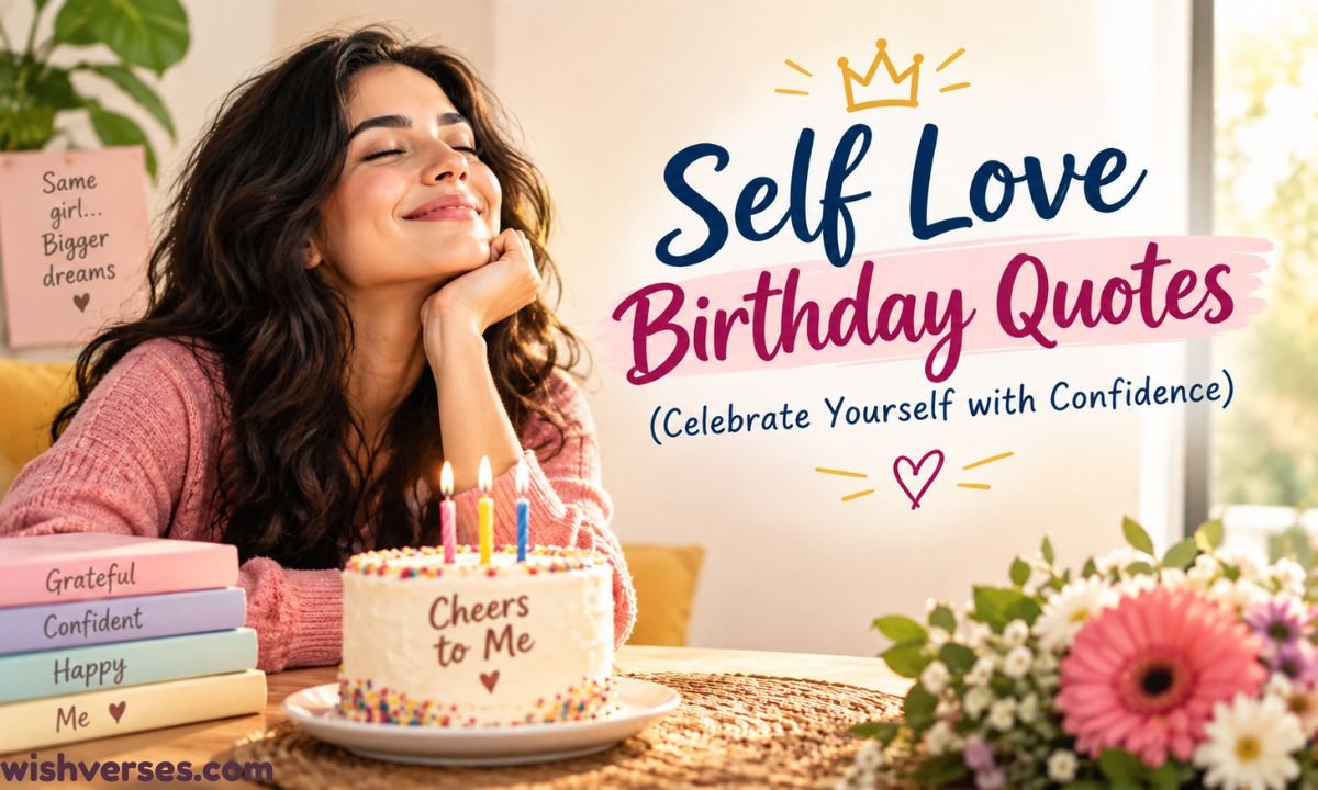 Self Love Birthday Quotes (Celebrate Yourself with Confidence)