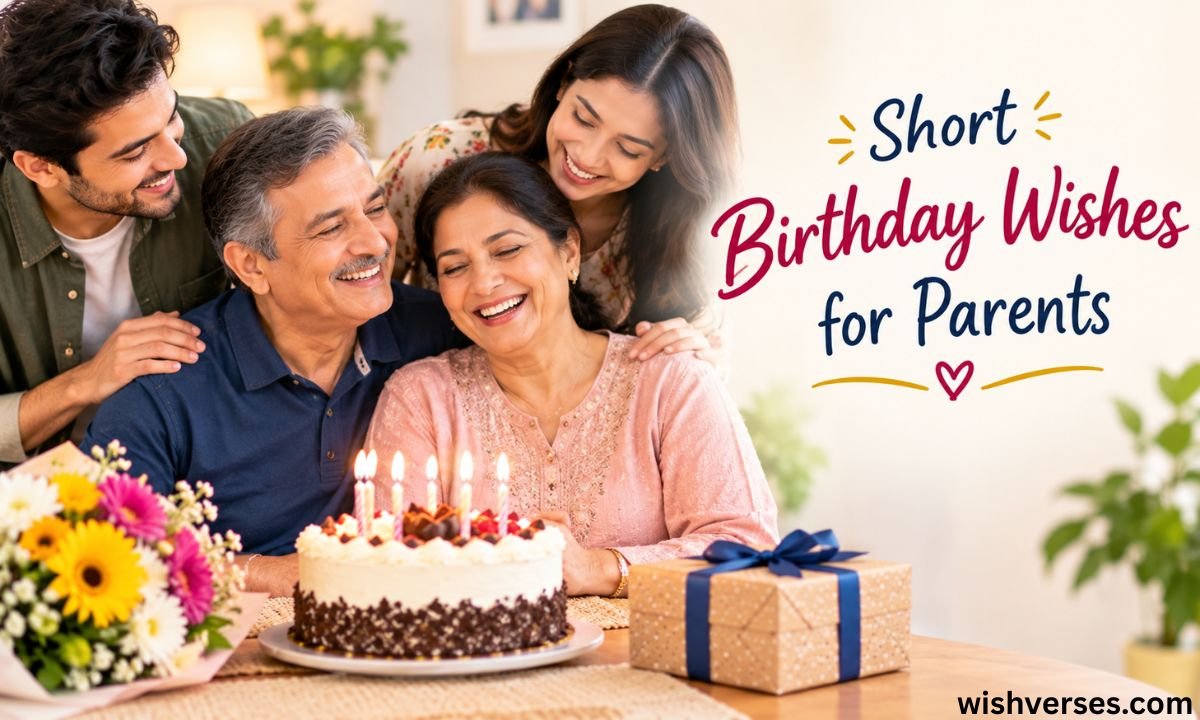 Short Birthday Wishes for Parents
