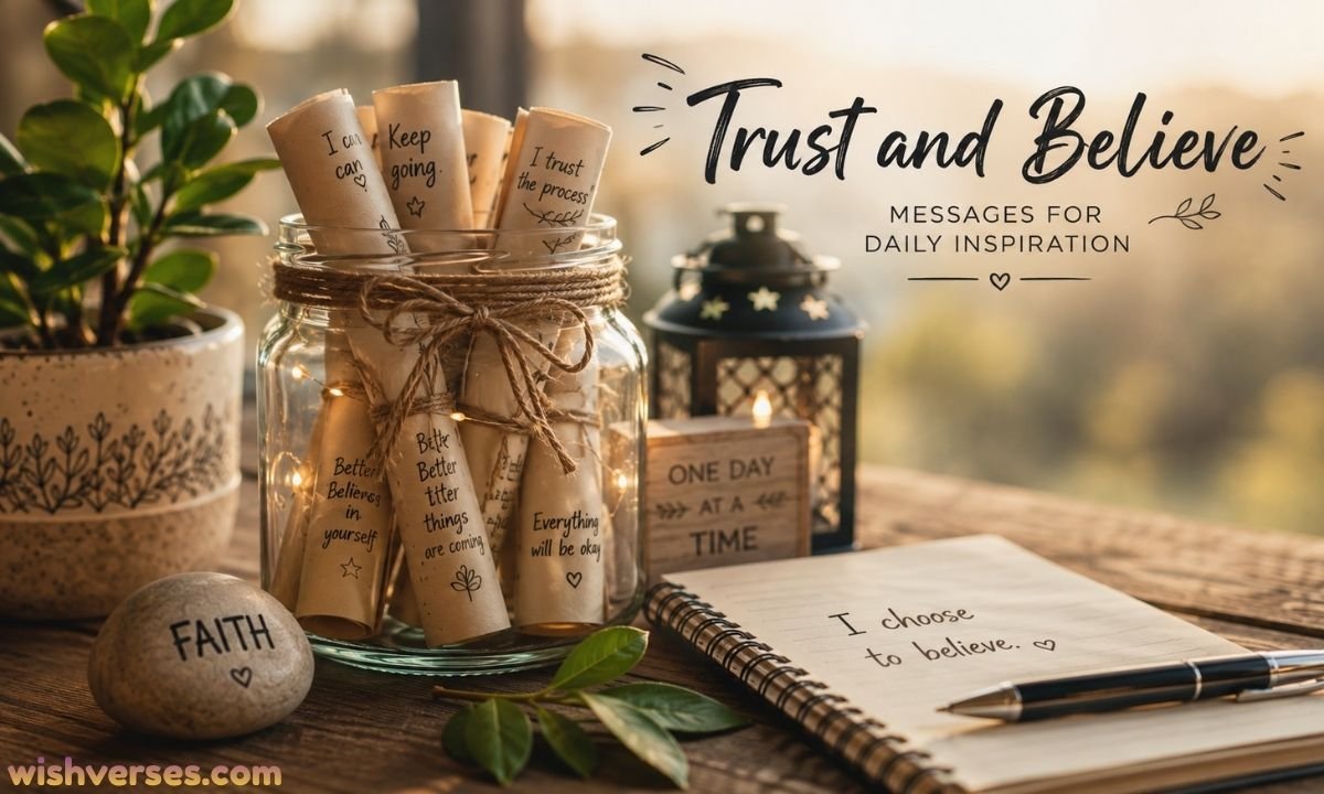 Short Trust and Believe Messages for Daily Inspiration