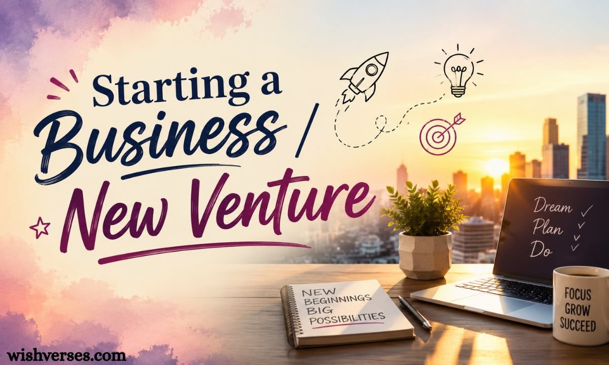 Starting a Business  New Venture