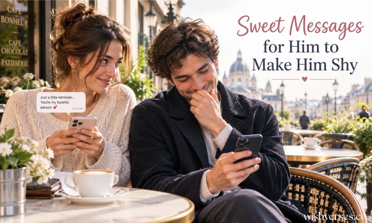 Sweet Messages for Him to Make Him Shy