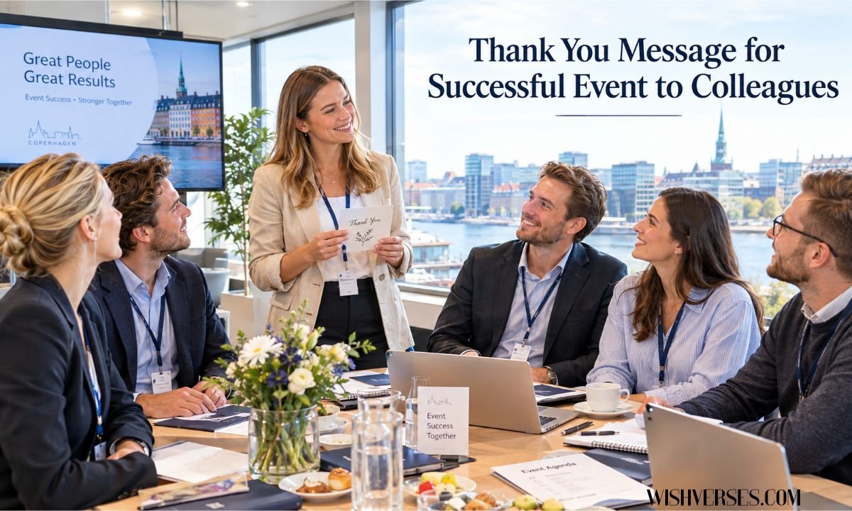 Thank You Message for Successful Event to Colleagues