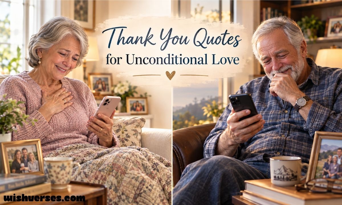 Thank You Quotes for Unconditional Love