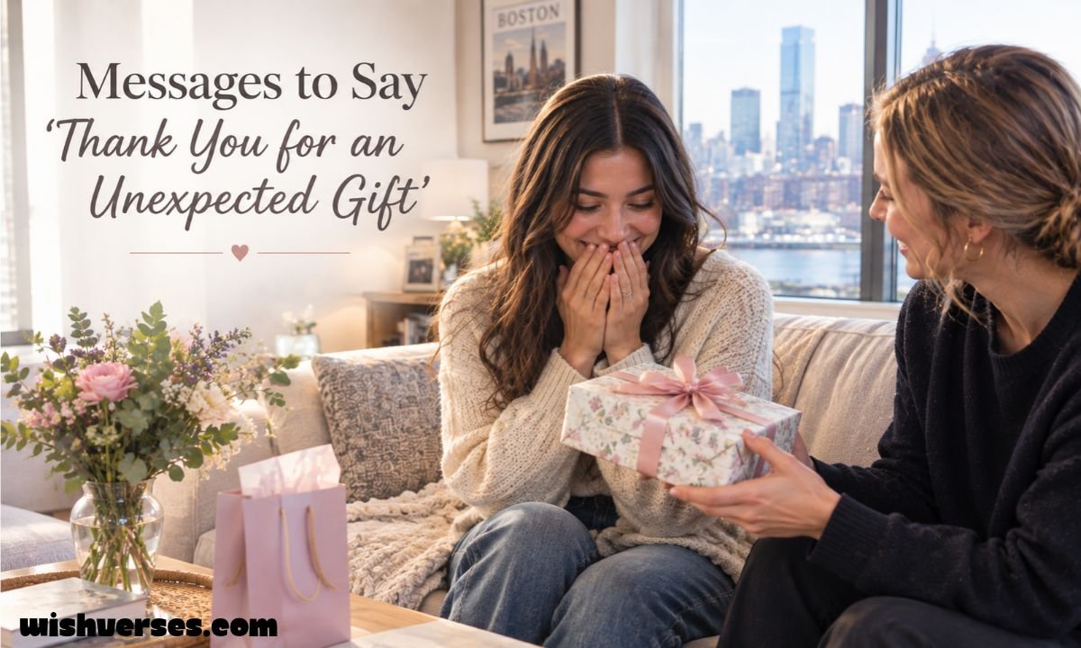 Thank You for an Unexpected Gift