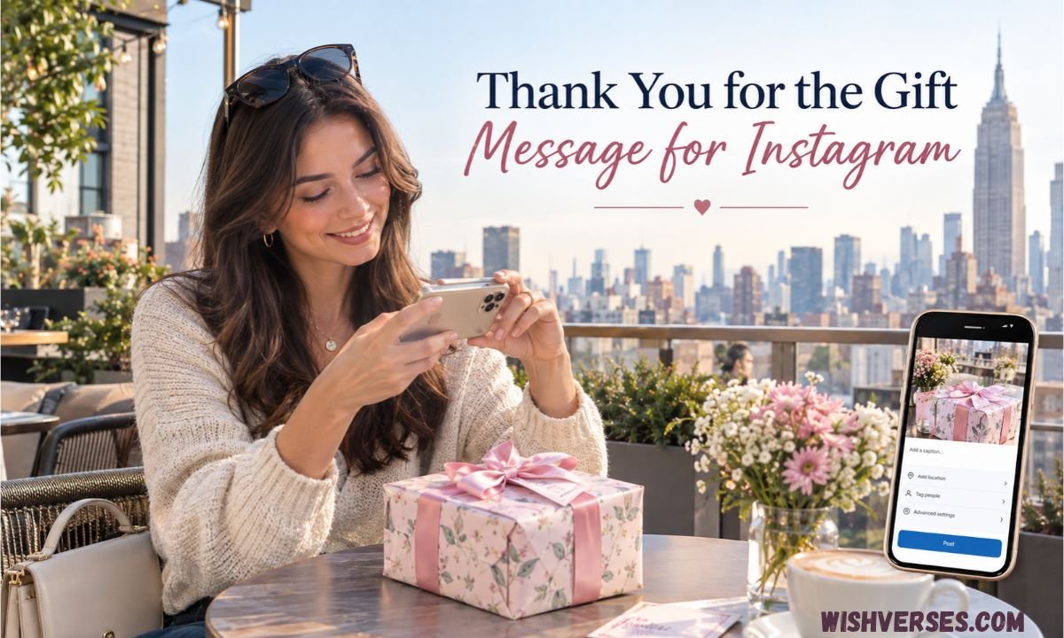 Thank You for the Gift Message for Instagram