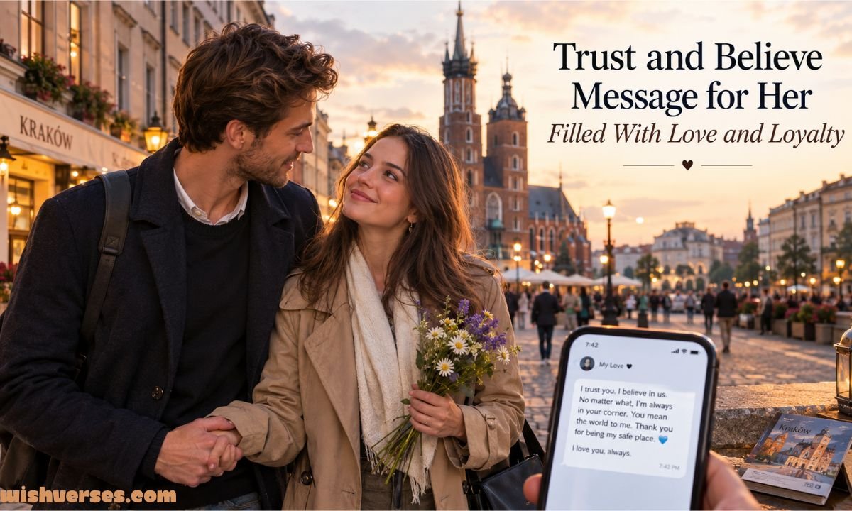 Trust and Believe Message for Her Filled With Love and Loyalty