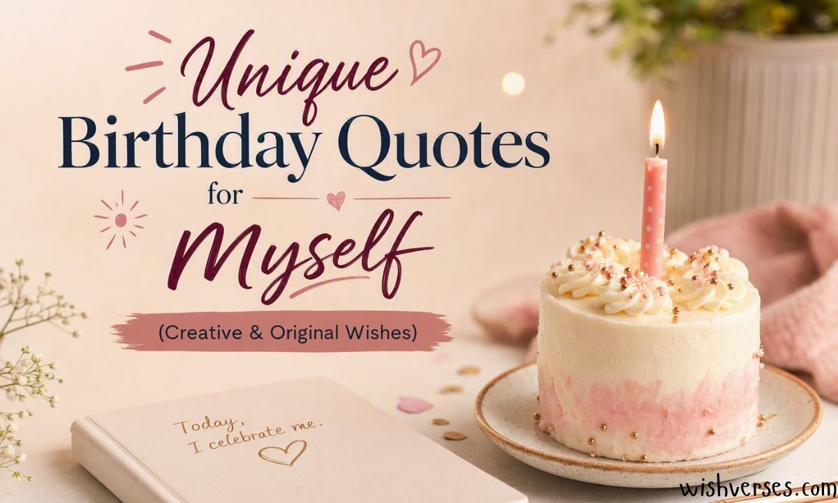 Unique Birthday Quotes for Myself (Creative & Original Wishes)