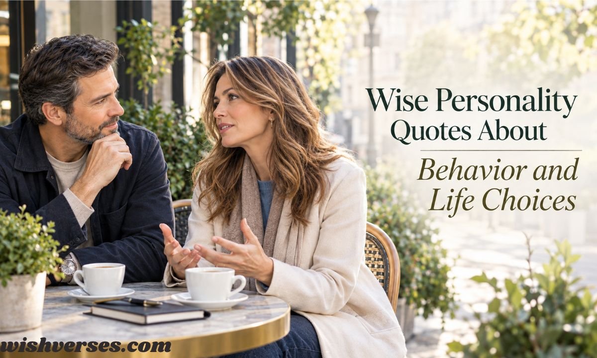 Wise Personality Quotes About Behavior and Life Choices
