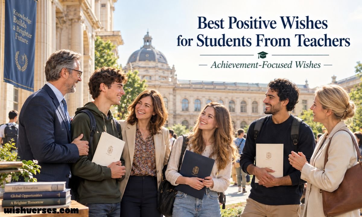 Best Positive Wishes for Students From Teachers — Achievement-Focused Wishes