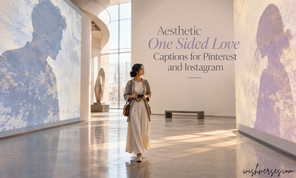 Aesthetic One Sided Love Captions for Pinterest and Instagram