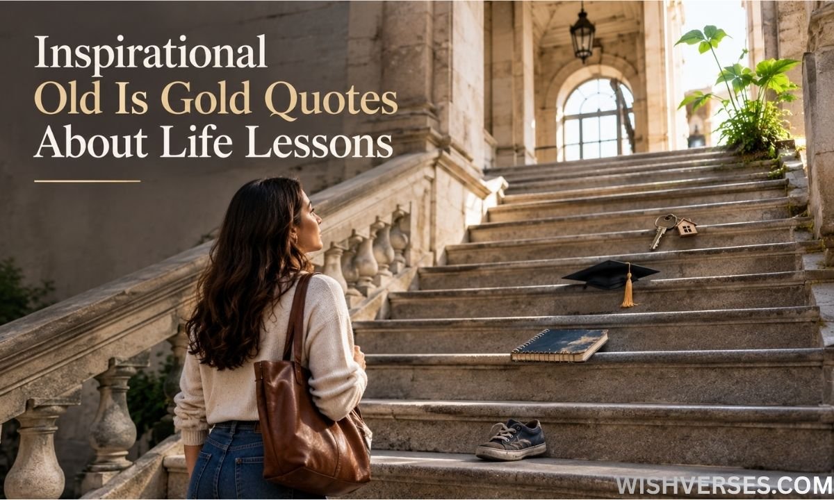 Inspirational Old Is Gold Quotes About Life Lessons