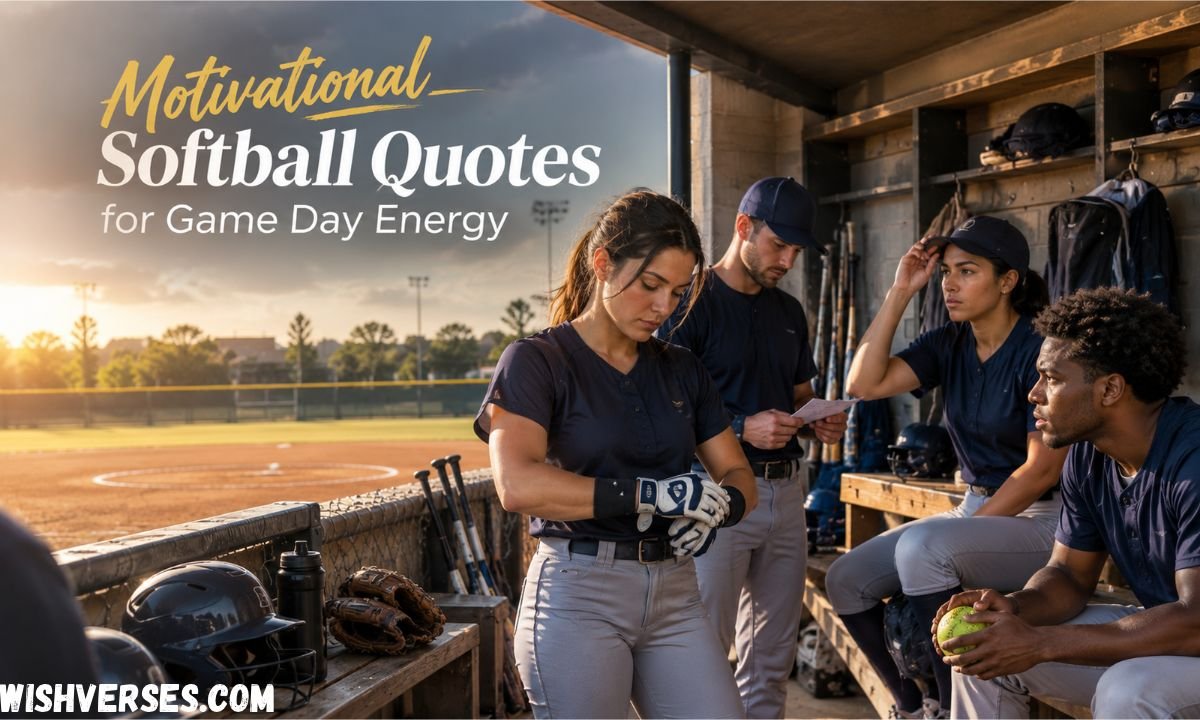 Motivational Softball Quotes for Game Day Energy