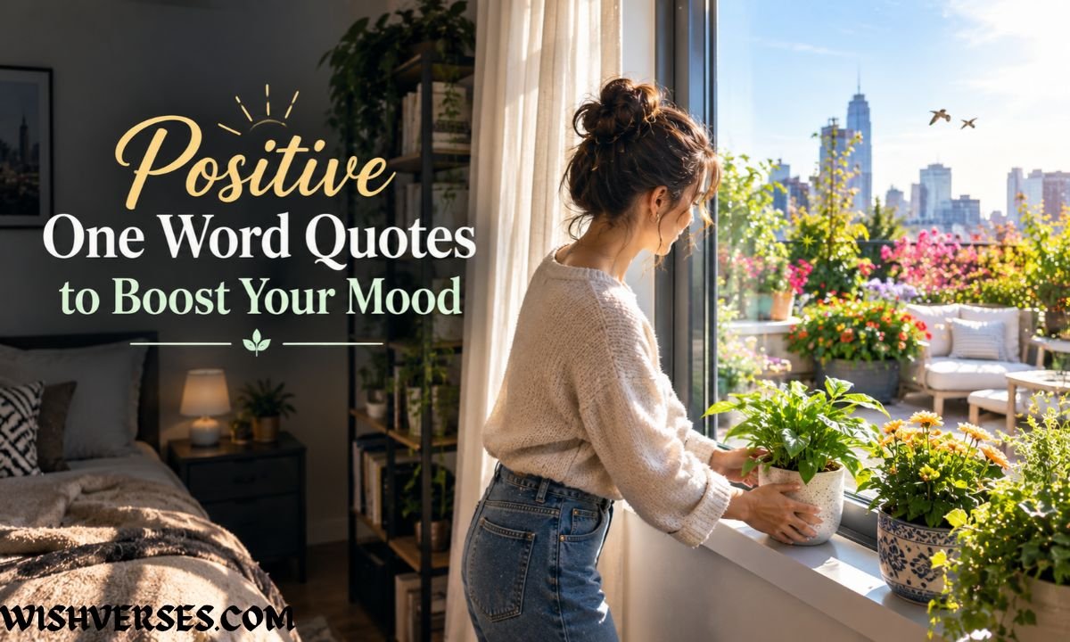 Positive One Word Quotes to Boost Your Mood