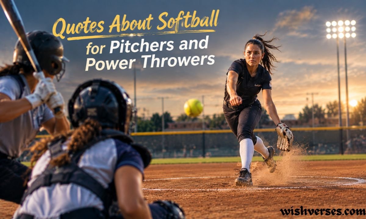 Quotes About Softball for Pitchers and Power Throwers
