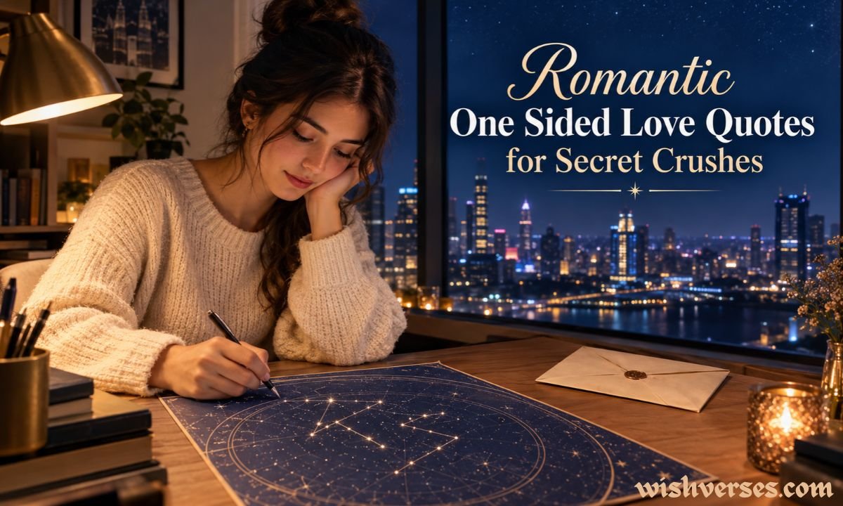 Romantic One Sided Love Quotes for Secret Crushes