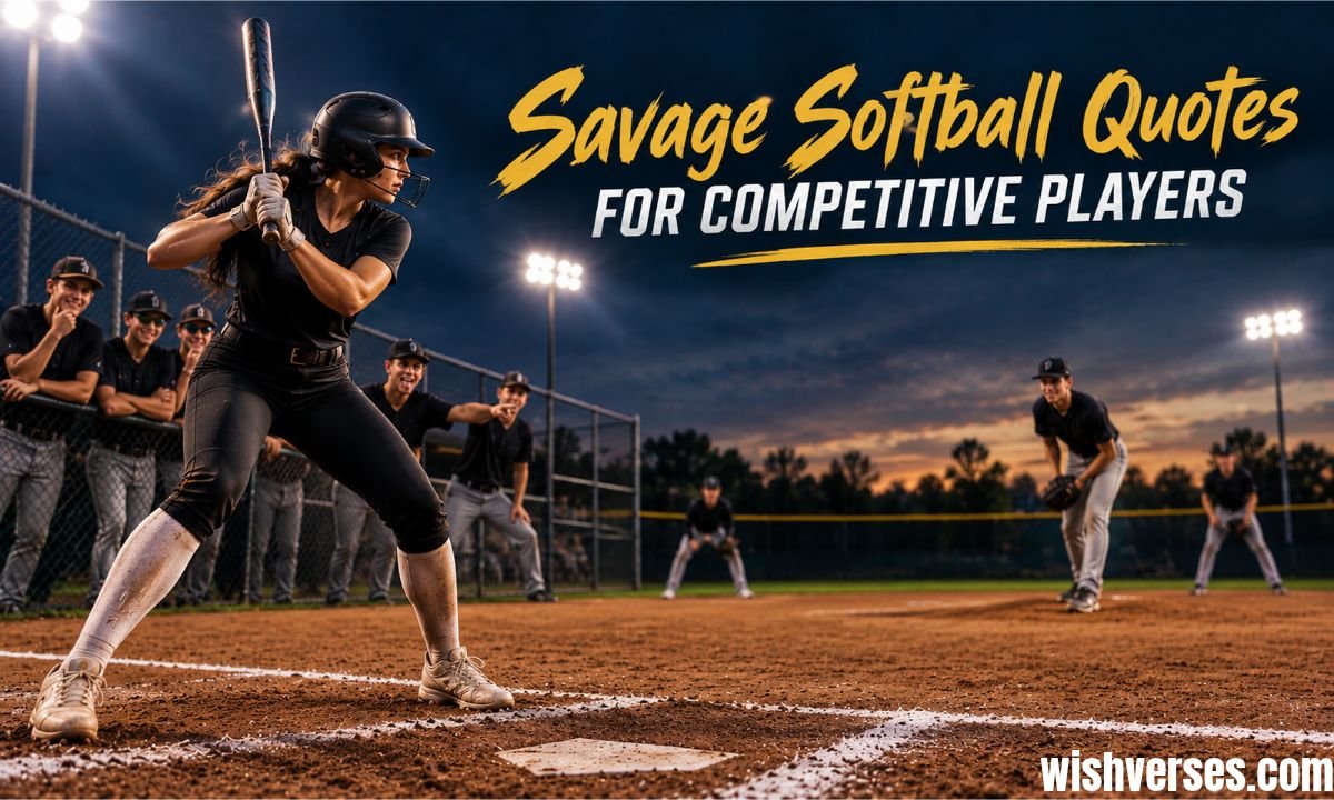 Savage Softball Quotes for Competitive Players